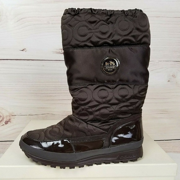 Coach Drexel Chocolate Quilted Winter 